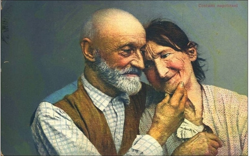 Costumi Napoletani - Anziani (Old People of Naples)